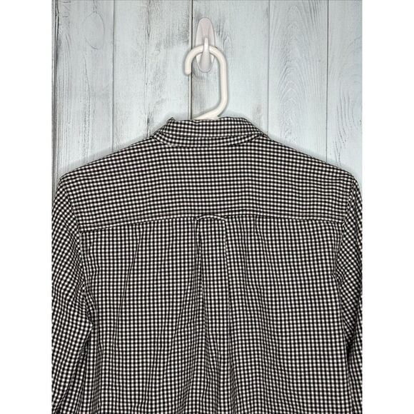 Vintage Lemon Grass Applique Button Shirt Halloween Black Check Trick-or-Treat M - Picture 9 of 13